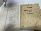 Oliver Tool & Cutter Grinder Installing, Operating & Parts List Manual