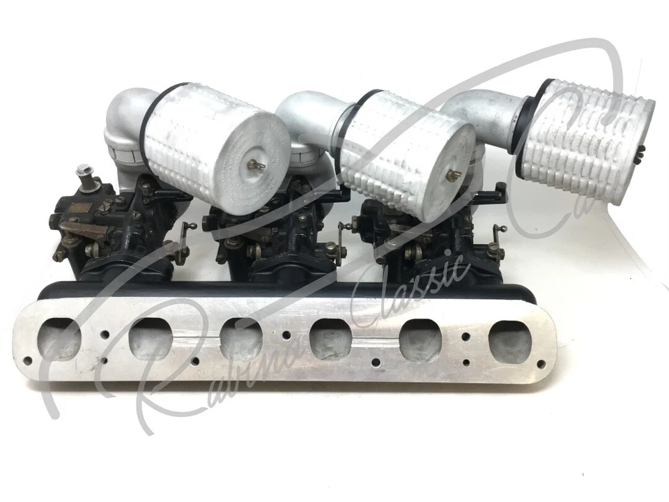 ALFA ROMEO 2500 SS conjunto 3 weber 36 do2 do 2 filtro de ar coletor de admissão - Imagem 3 de 4