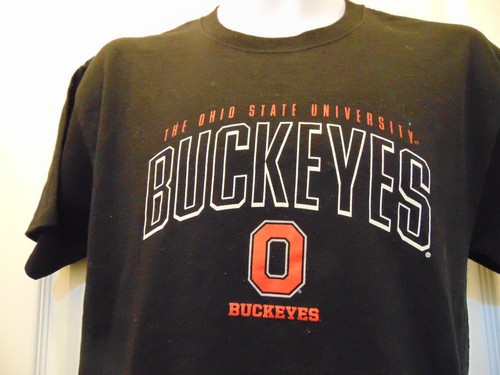 The Ohio State University Buckeyes T-Shirt (no brand or size) Black - Picture 2 of 7