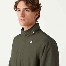 KWAY Uomo - Bomber  Mod. Amaury ripstop marmotta -Col. Verde Militare