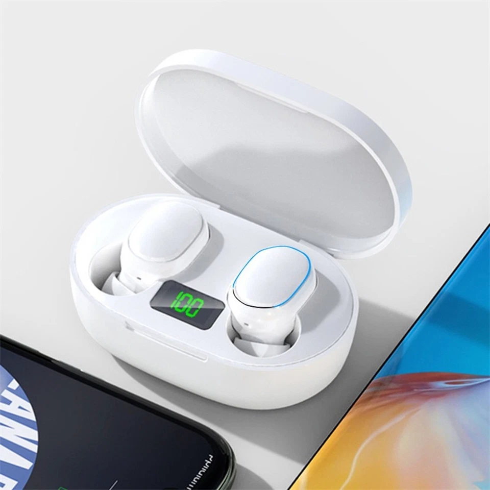 E7S TWS Bluetooth Earphones Headphones Wireless InEar RX For All Devices UK - Image 2 of 4