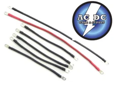 # 6 Awg HD Golf Cart Battery Cable 7 pc Set Club Car 83 & UP COMPLETE U.S.A MADE