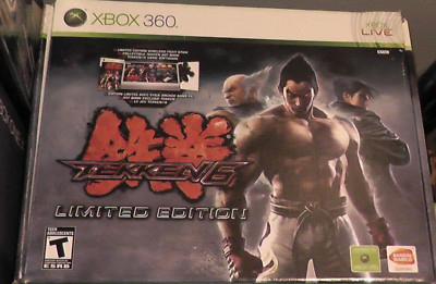 empty box xbox 360 tekken 6 limited edition