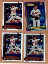 Chayce McDermott 2025 Topps Ser. 1 Silver Pack Rc + Silver X2 & base Orioles.