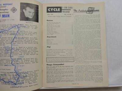 July 1961 Cycle Magazine Parilla 250 Scrambler Wildcat Velocette