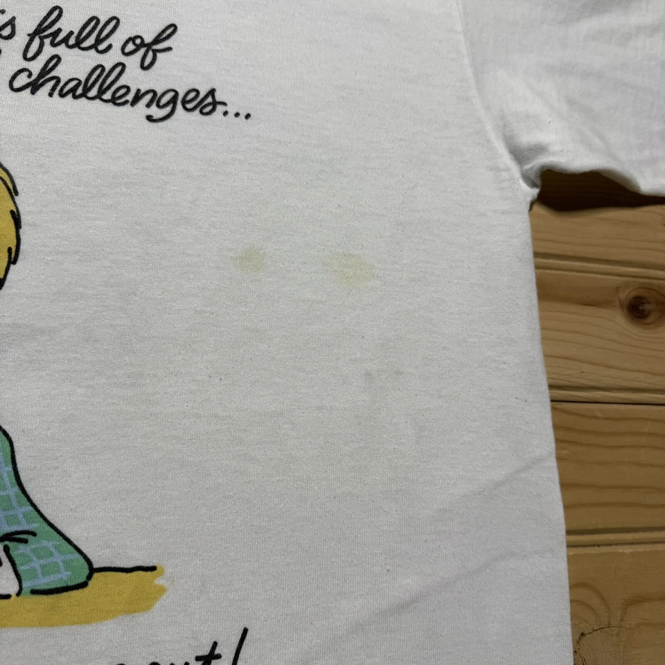 Camisa de Colección Años 90 Sello Maternidad Mamá Humor Caja de Zapatos Saludos Arte Talla Grande Foto 4 de 4