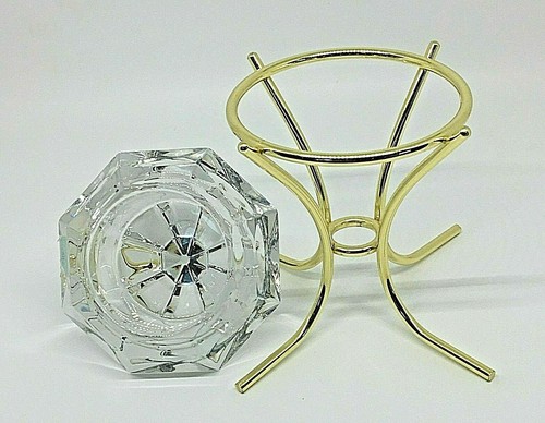 Bleikristall - Fermacarte portacandele votivo a forma di diamante cristallo piombo 24% - Foto 8 di 8