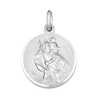925 Sterling Silver St. Christopher Medal Charm Pendant - 25x35mm 5.8 Grams on sale 925 Sterling Silver St. Christopher Medal Charm Pendant - 25x35mm 5.8 Grams on sale