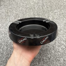 Carling Beer Ashtray 2000s Breweriana Plastic Black