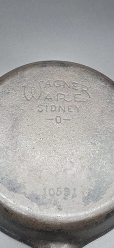 Vintage Wagner Ware 1053 I No 3 Cast Iron Skillet Sidney 6.5" Pan Sits Flat