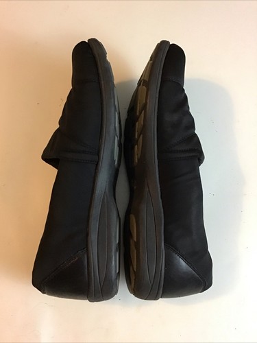 Abeo Eastbourne Pro System Women’s 10 Black Slip On Casual Comfort Leather Shoes - Picture 9 of 11