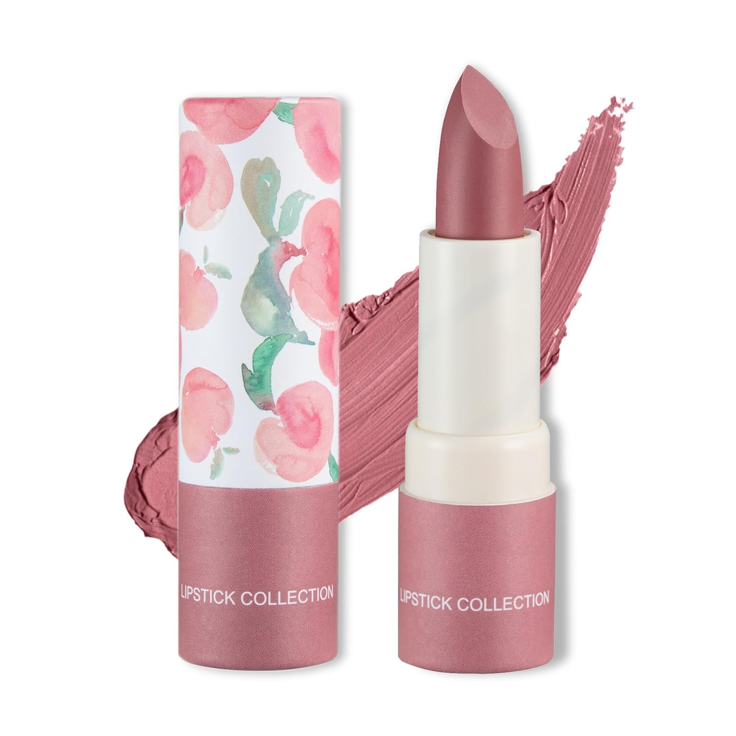 Matte Nude Lipstick Silky Velvet Lip Gloss Stain in Paper Tube