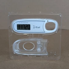 3D Pedometer for Walking with Removable Clip and Carabiner Simple Step Counter