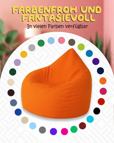 PatchHome Sitzsack XL- Jumbo Sitzkissen Bodenkissen Kinder und Erwachsene - Bild 108 von 203