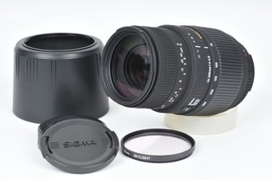 Sigma DG 70-300mm f4-5.6 AF Zoom 1:2 Macro Lens for Nikon with Caps, Filter Hood