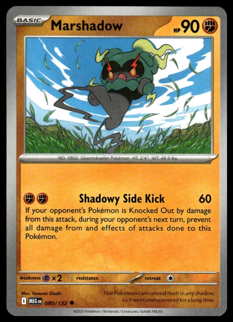Marshadow ME01: Mega Evolution 080/132 Normal NM
