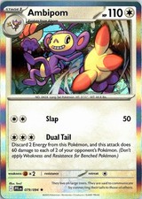 Ambipom 079/094 Rare Phantasmal Flames Pokemon Holo Near Mint