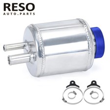Universal Car Refit Racing Power Steering Fluid Reservoir Tank Pump Breathertank