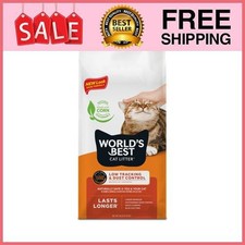 WORLD'S BEST CAT LITTER Low Tracking  Dust Control Multiple Cat Unscented -