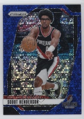 2024-25 Panini Prizm Fast Break Blue Prizm 150/150 Scoot Henderson #94 1p5y