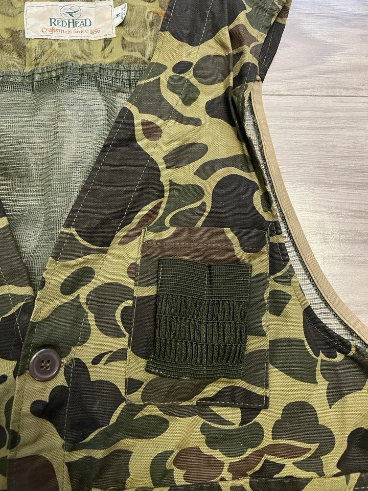 VTG Redhead Camo Duck Hunting Vest Men’s Medium - Image 2 of 4