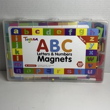 Foam Magnetic Letters/Numbers/Math-253 Pc. Plastic Case, Magnetic Board EUC