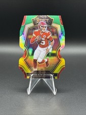 2022 Panini Select Premier Level Patrick Mahomes II #148 Green & Yellow Die Cut