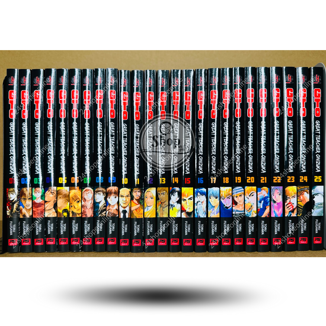 Great Teacher Onizuka GTO Manga Volume 1-25 Complete Set English