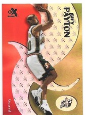 GARY PAYTON 1999-00 SKYBOX E-X EX 40 SEATTLE SUPERSONICS SONICS HOF