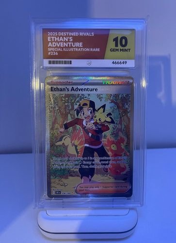 Ethans Adventure 236/182 Destined Rivals Karte ACE 10 (PERFECT SUBGRADES)