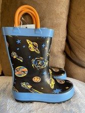 Cat  Jack Unisex Kids Size 6 Rainboots Space