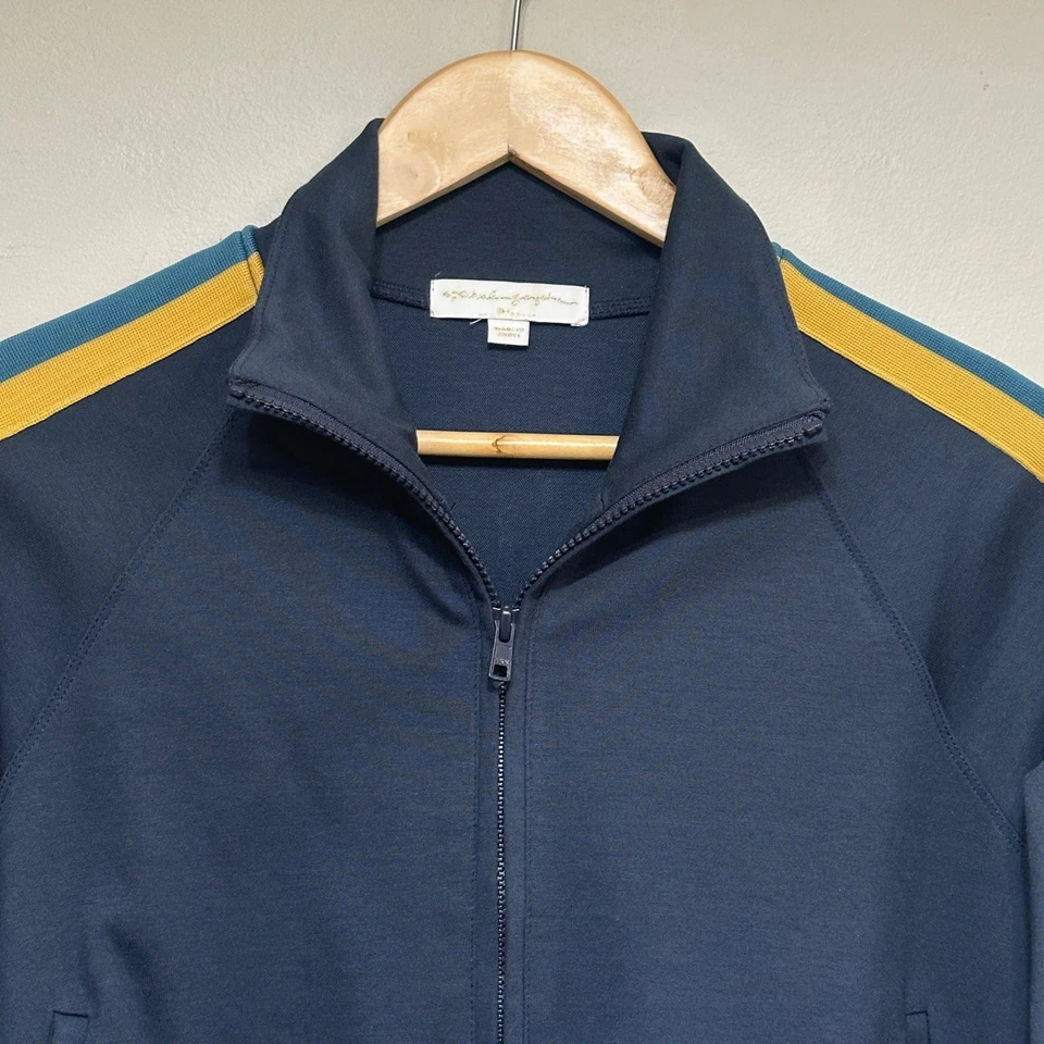 Chaqueta deportiva clásica Spiritual Gangster con cremallera para mujer S Aurora Sky Stripe Retro Foto 4 de 4