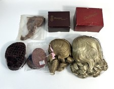 Mixed Lot of 7 Vintage Doll Wigs Various Brands, Sizes, Colors Styles