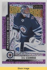2017 O-Pee-Chee Platinum Marquee Rookies Violet Pixels Eric Comrie #196 READ uf7