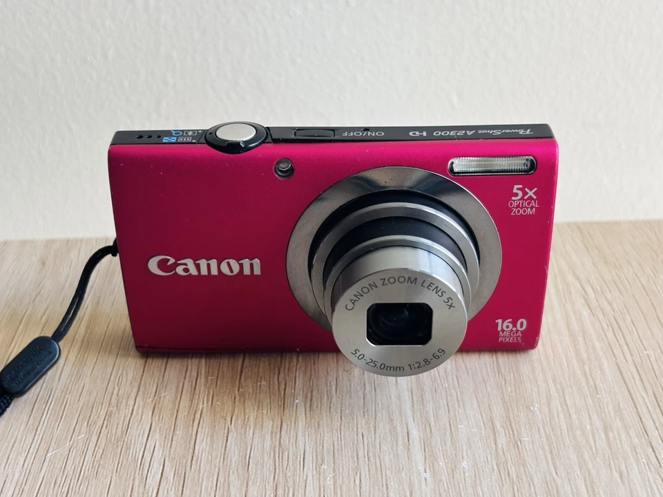 Canon PowerShot A2300 HD 16.0MP Pink Digital Camera - Image 3 of 4