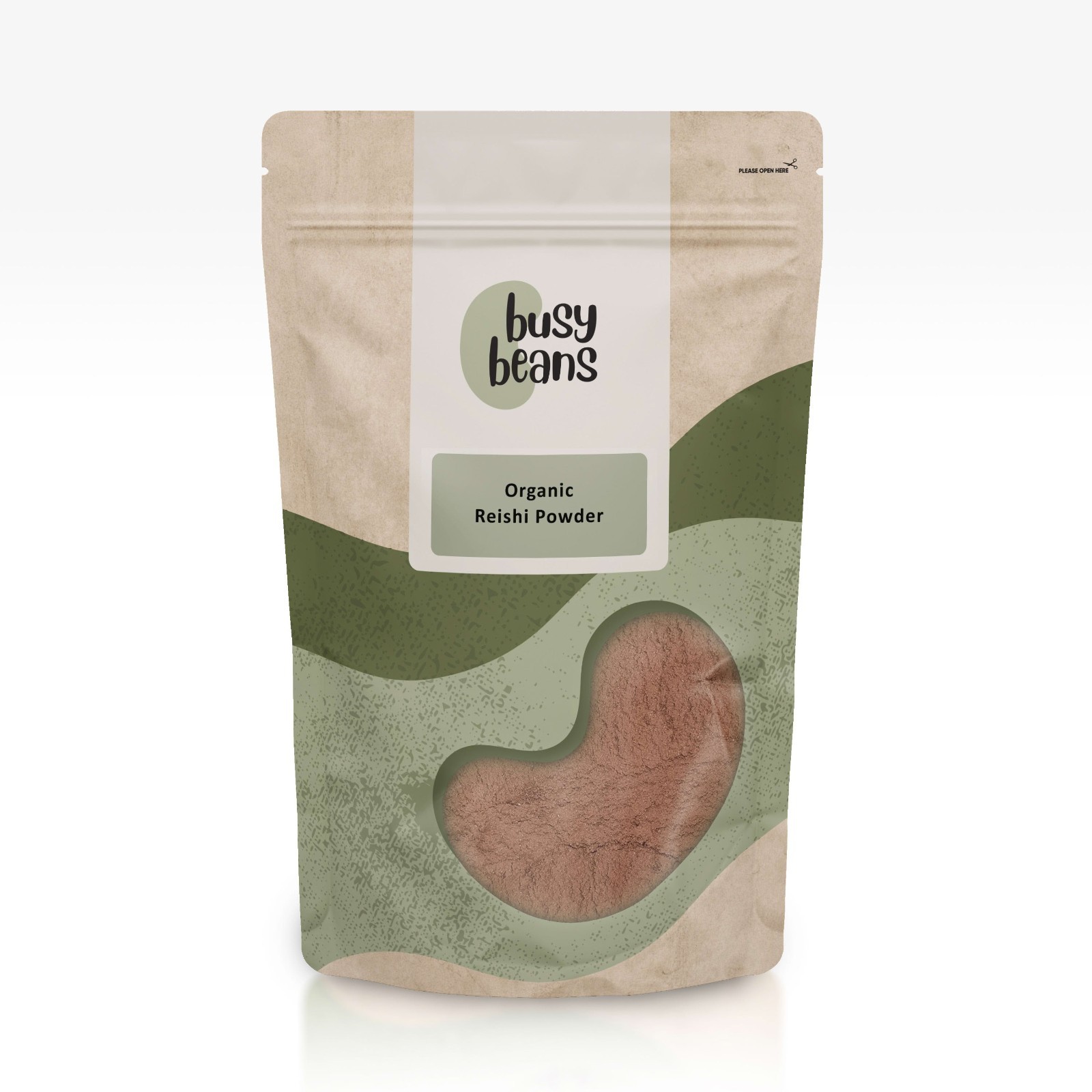 Organic Reishi Powder - Certified Organic - by Busy Beans Organic (1kg)