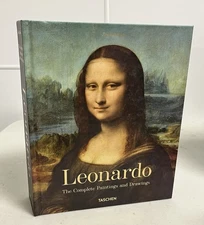 Leonardo Da Vinci Complete- Paintings AND Drawings- Taschen LIKE NEW