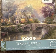 Thomas Kinkade Studios Lamplight Manor 1000 PC Puzzle Brand New Ceaco