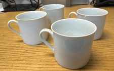 DANSK Tapestries Winter White Jack Lenor Larsen  Set 4 Cups