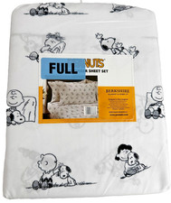 Berkshire Peanuts Full Sheet Set Snoopy Charlie Brown Lucy Woodstock Linus