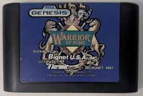 Warrior of Rome Sega Genesis CIB Cleaned and Tested Working