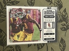 2023 Panini Chronicles Draft Picks Contenders College Ticket #14 Jordan Addison