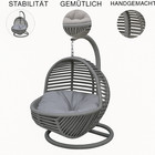 Handgefertigte Katzenschaukel La Tahzen – 45x45x70 cm – mit Kissen für Katzen &