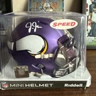 Justin Jefferson Signed Auto Minnesota Vikings Speed Mini Helmet JSA Cert
