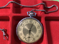 Vintage South Bend STUDEBAKER pocket watch Mod. 1, 21j, 12s, 1927 , 8 Adj,repair