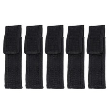 5 Pcs Outdoor Camping Light Holder Small Flashlight Belt Pouch for Duty