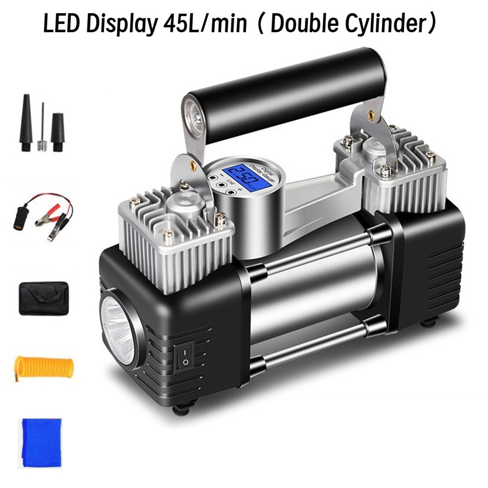 Car Tire Inflator Electric Pump Auto 12v