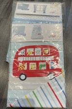 Mothercare On The Road Duvet Cover Cot Bed / Toddler Bed & Unlined Curtains 