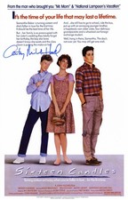 ANTHONY MICHAEL HALL Signed 'Sixteen Candles' 11x17 Movie Poster - SCHWARTZ