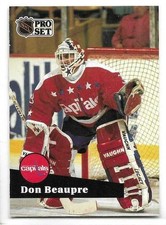 DON BEAUPRE 1991-92 PRO SET CARD NM-MT CONDITION